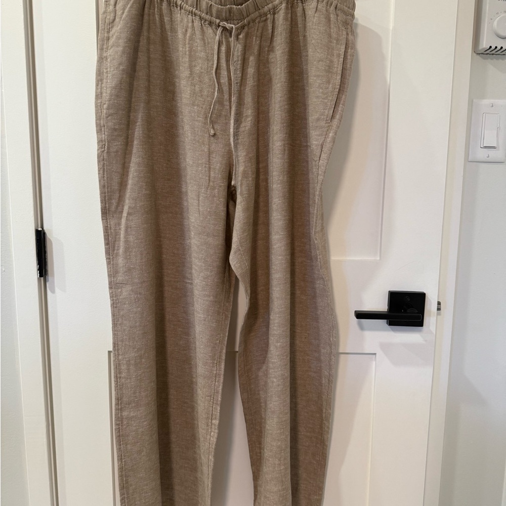 Reitmans Women's Tan Wide Leg Pants